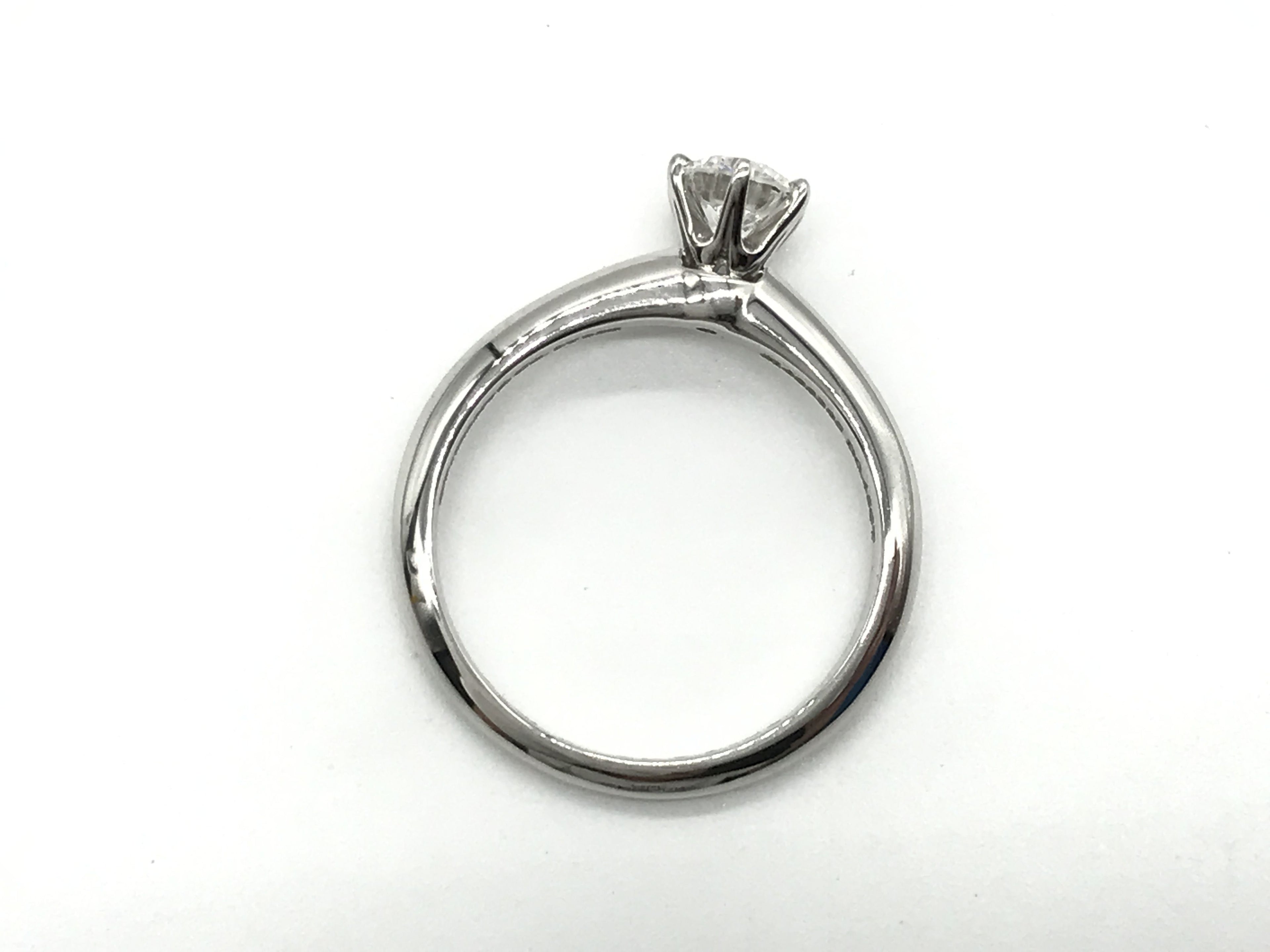 Tiffany &amp; Co. Solitaire .45ct Pt950 34g Ring