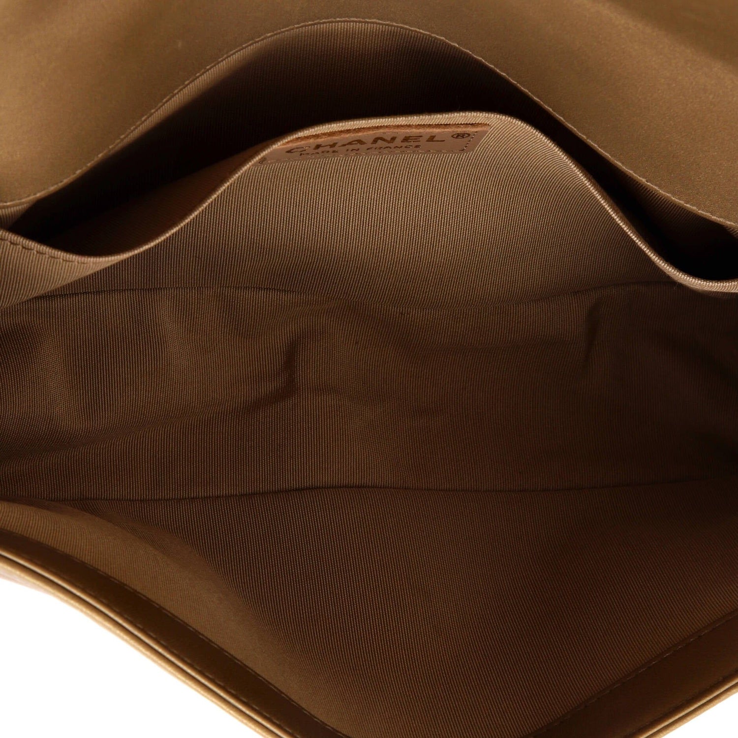 Chanel Boy Flap Bag Braided Metallic Lambskin Old Medium