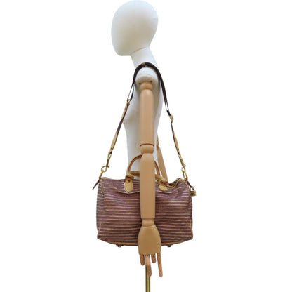 Louis Vuitton Speedy Bandouliere 30 Monogram Eden Peach Shoulder Handbag M 40357