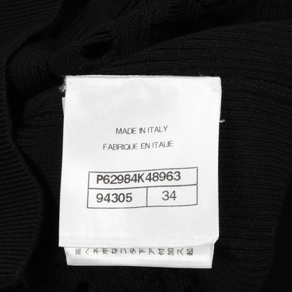 Chanel Black Coco Mark Knit Cotton P 62984k 48963