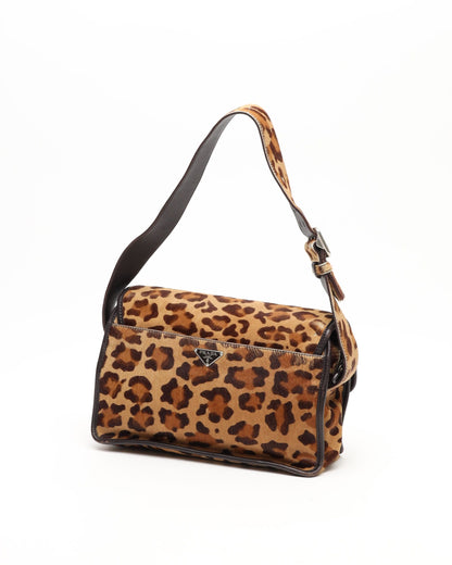 Prada Leopard Shoulder Bag