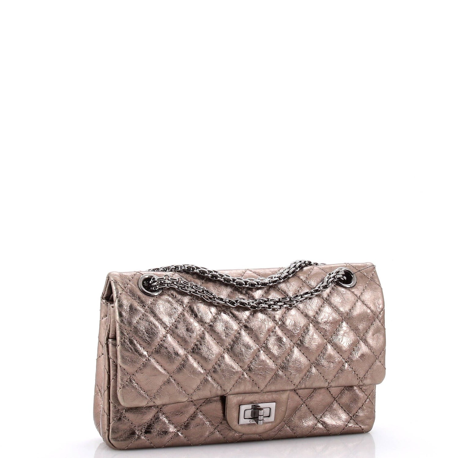 Chanel Reissue 2.55 Flap Bag Quilted Metallic Aged Calfskin 225