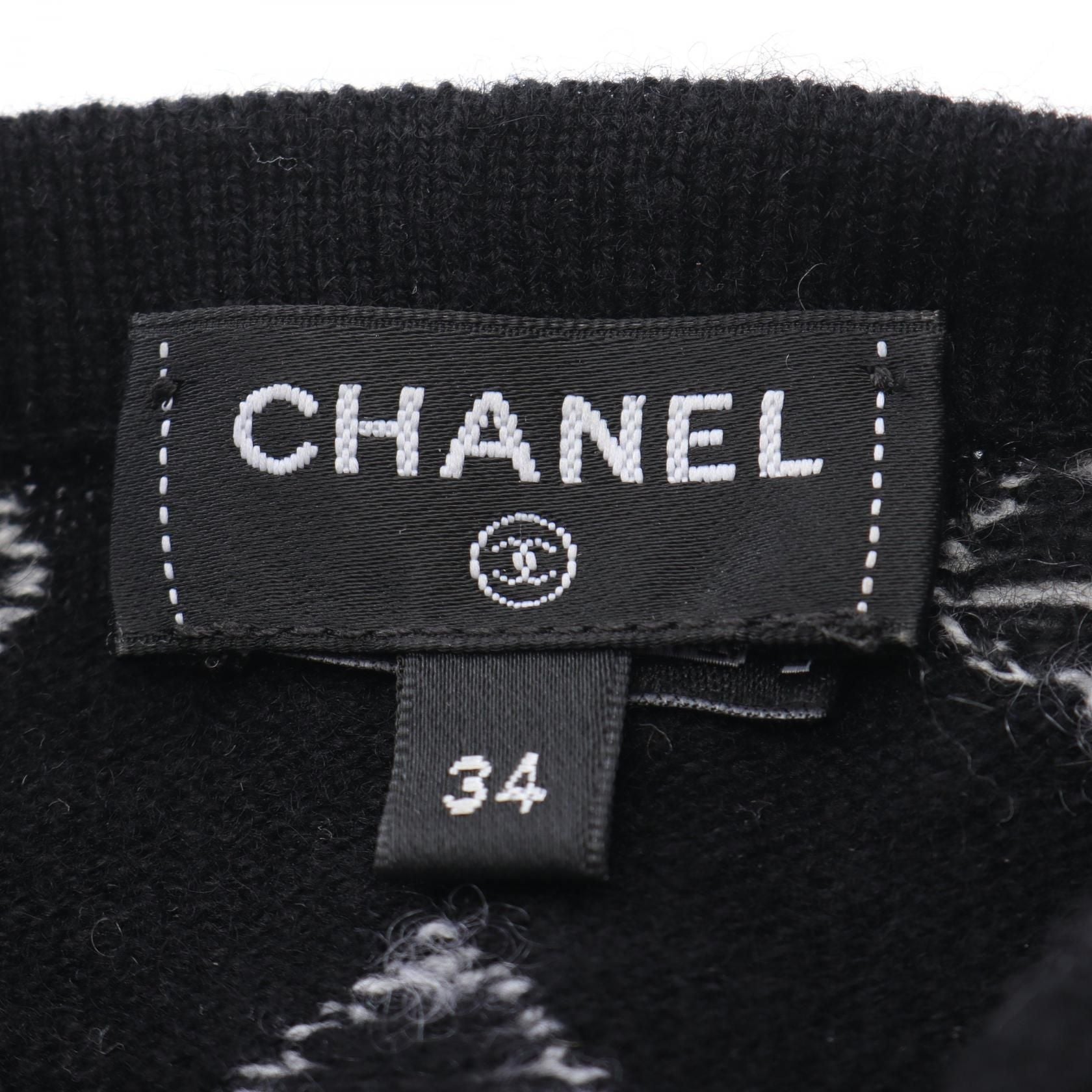 Chanel Black White Bustier Other Tops Cashmere P 75022k 10748