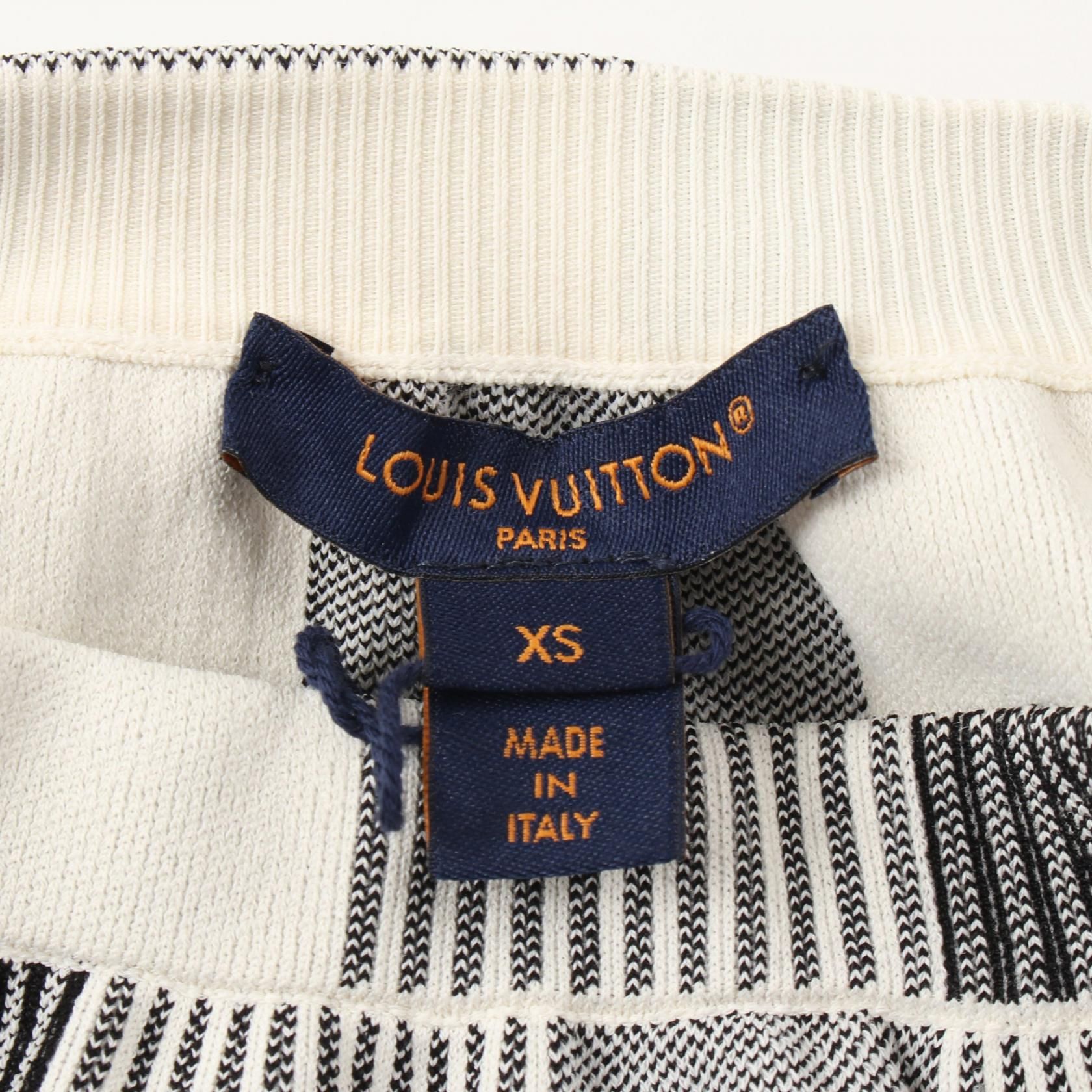 Louis Vuitton Pop Monogram Damier Gres White Black Gray Skirt