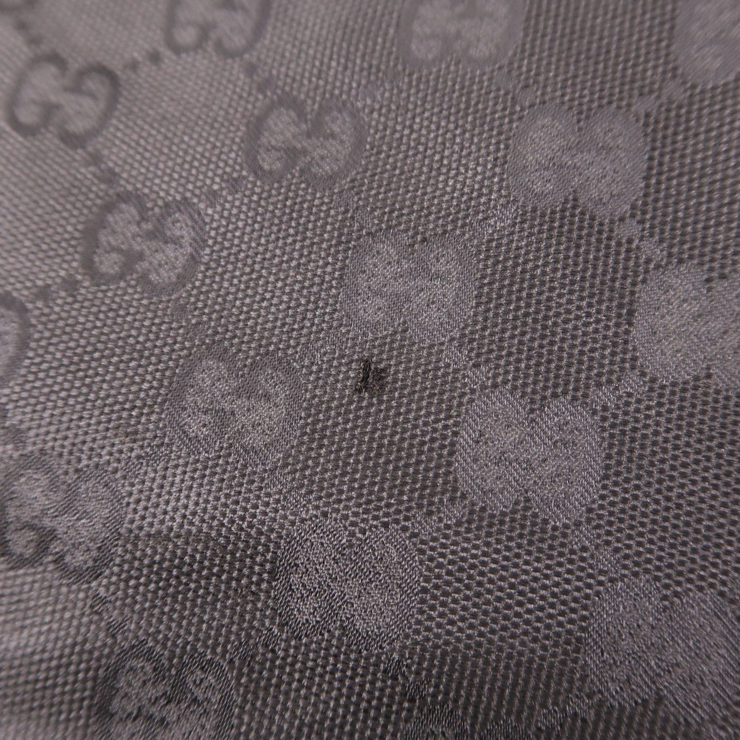 Gucci GG Monogram Web Handle Bucket Tote Black