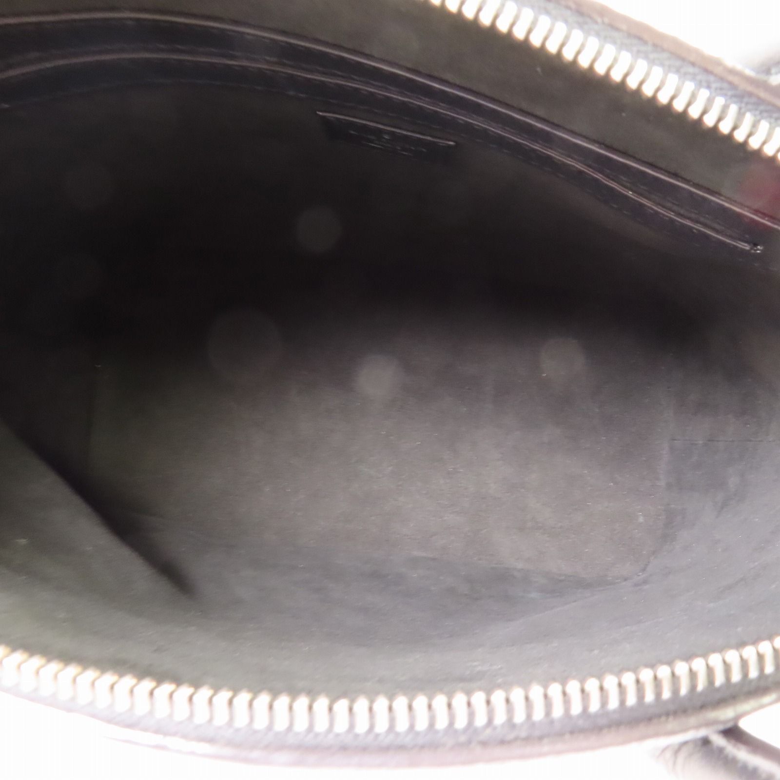 Louis Vuitton Cowhide Leather Revelation Lockit Ginpaku Handmade Bag Black Blk Handbag M 40771