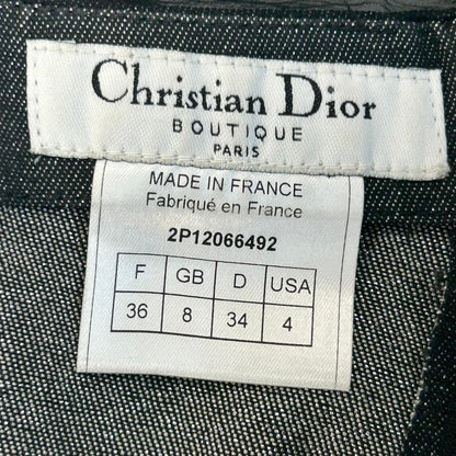 Dior Grey Cotton One Piece Dress 36