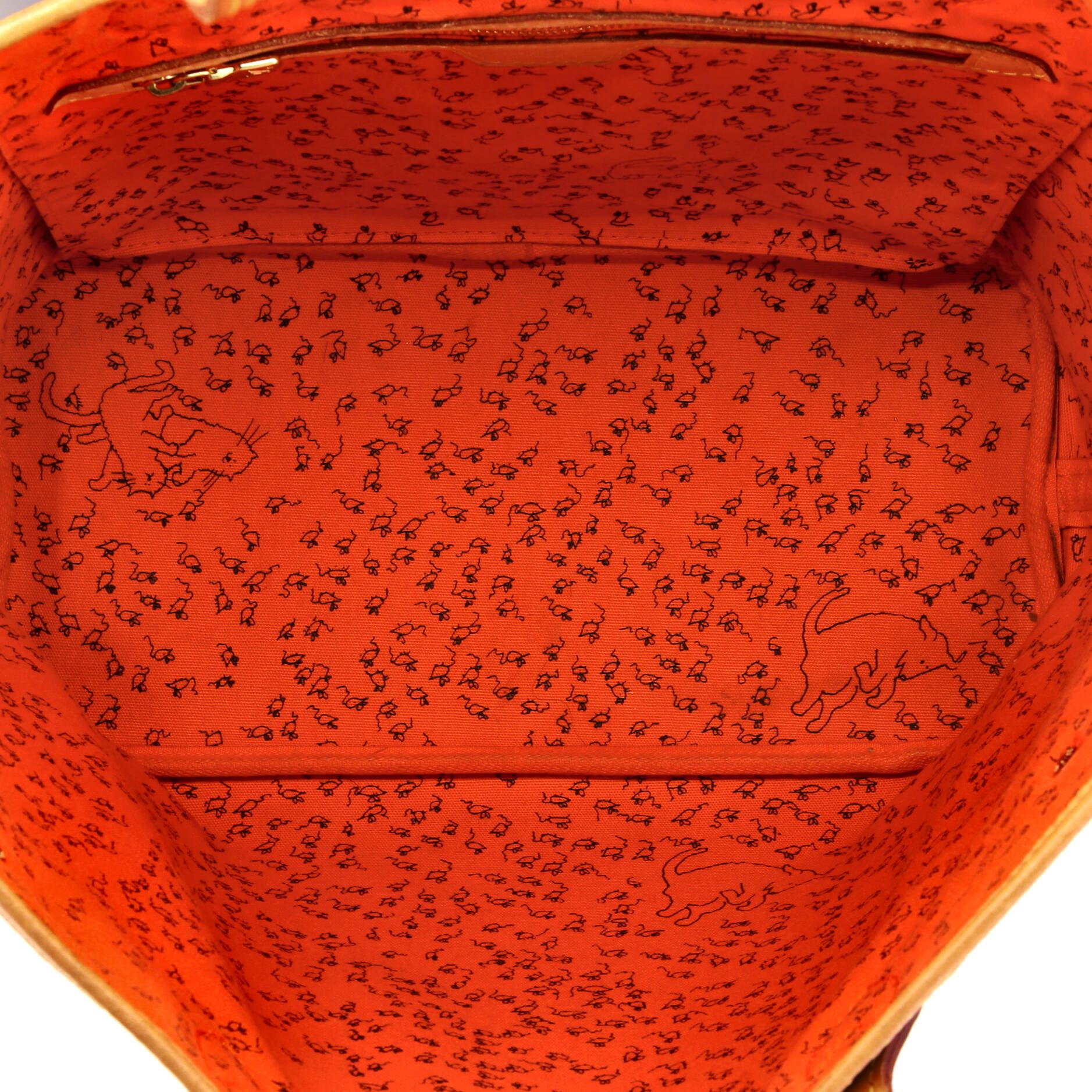 Louis Vuitton Neverfull Nm Tote Limited Edition Grace Coddington Catogram Canvas Mm