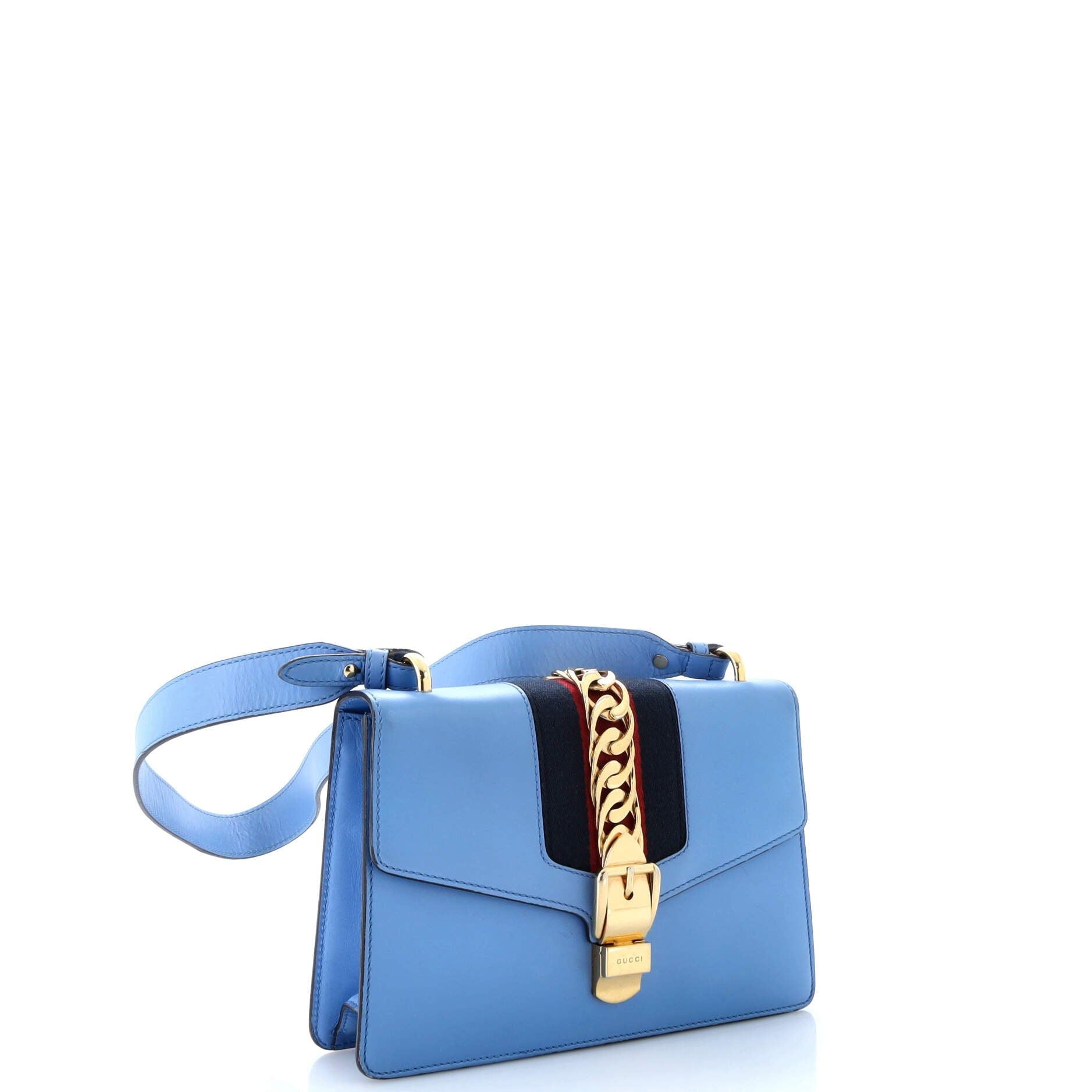 Gucci Sylvie Shoulder Bag Leather Small