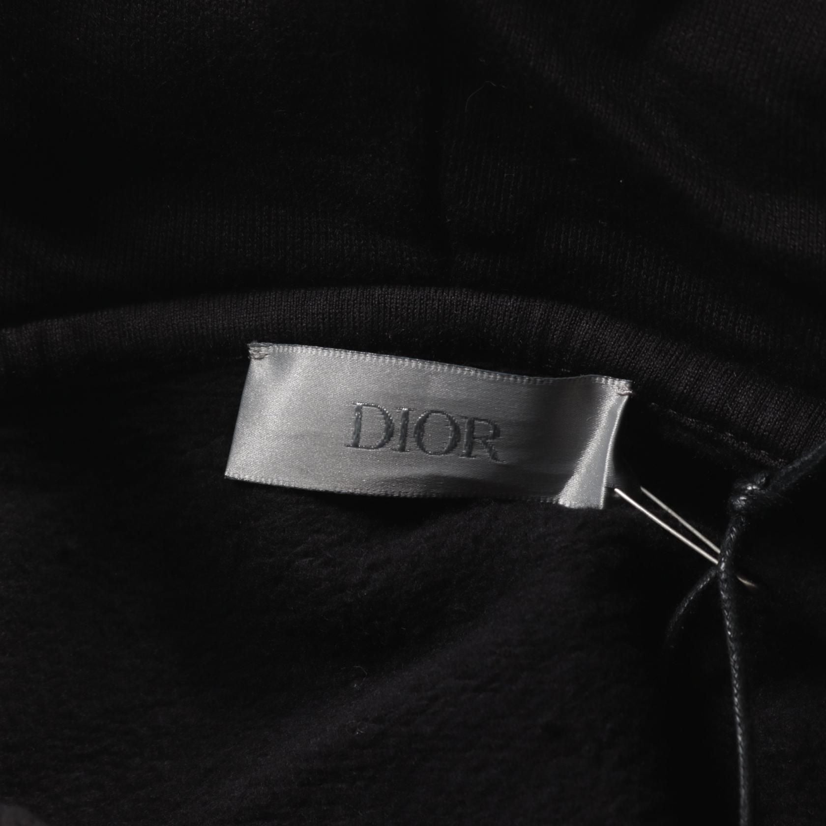 Dior Dior _ Cactus Jack Hoodie Black Green Cotton 283j 678b 0531
