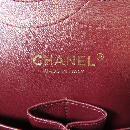 Chanel Black Sheepskin Leather Large Classic Golden Cross Shoulder Back Bag Lambskin (sheep Leather)