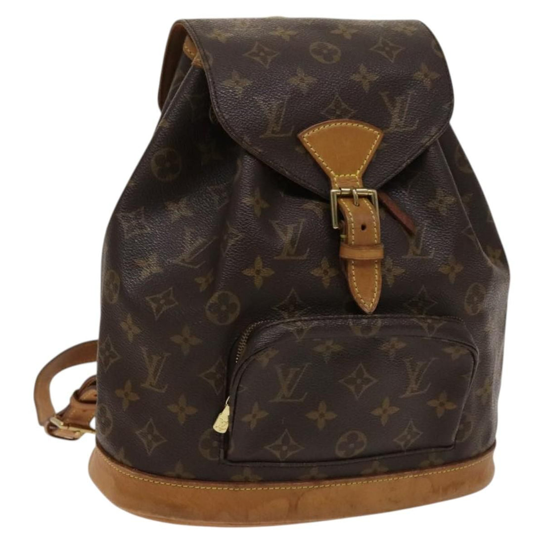 Louis Vuitton Monogram Montsouris Mm Backpack M 51136 Lv Auth