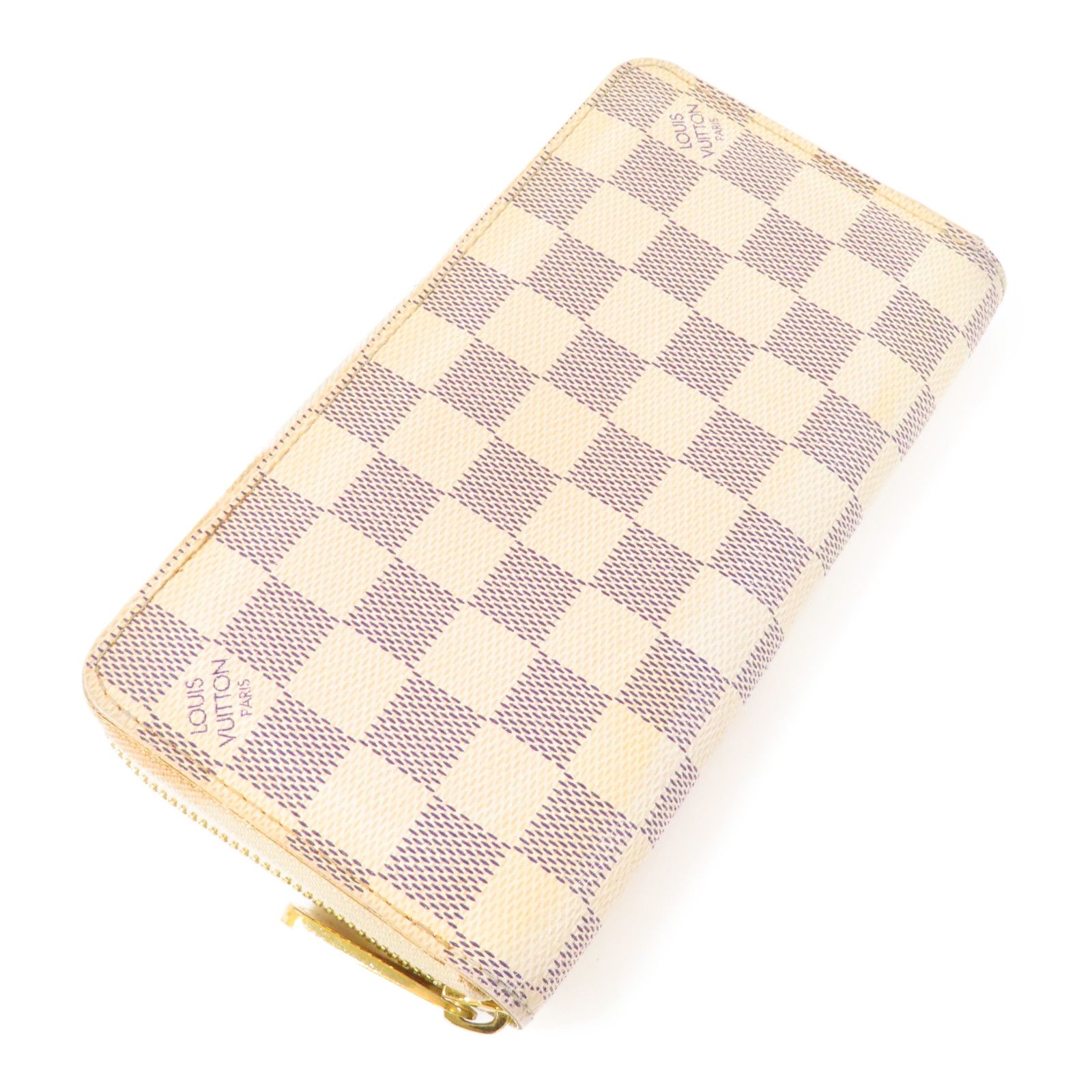 Louis Vuitton Zippy Wallet NM, Damier Azur