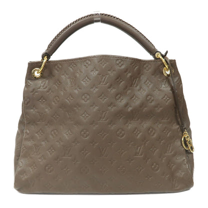Louis Vuitton Cowhide Leather Artsy Mm Gold Shoulder Back Bag Color Brown Shoulder Bag M 94325