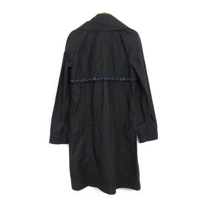 Chanel Black Nylon Windbreaker Coat P 48056v 35925 