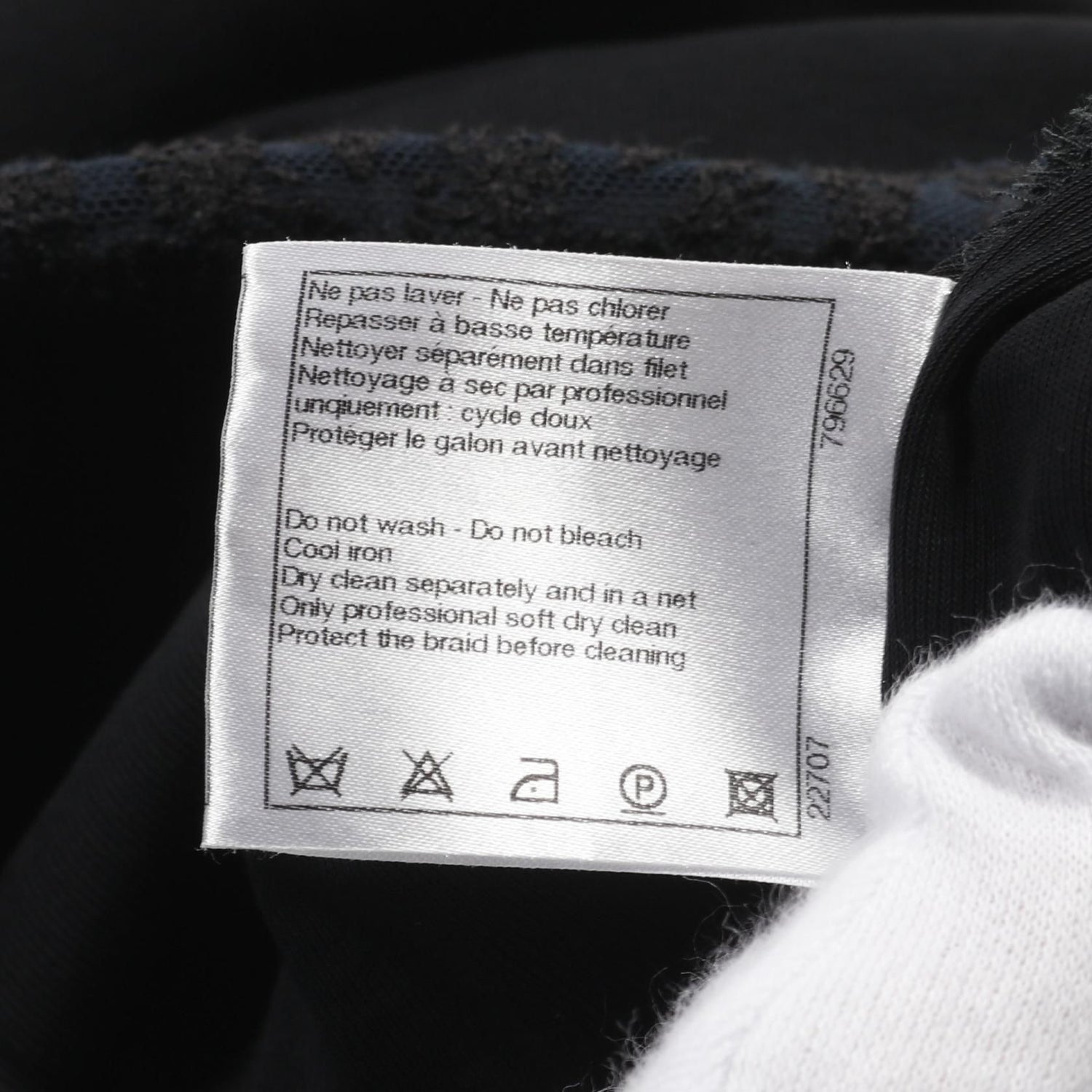 Chanel Black T-shirt Cotton P 41322