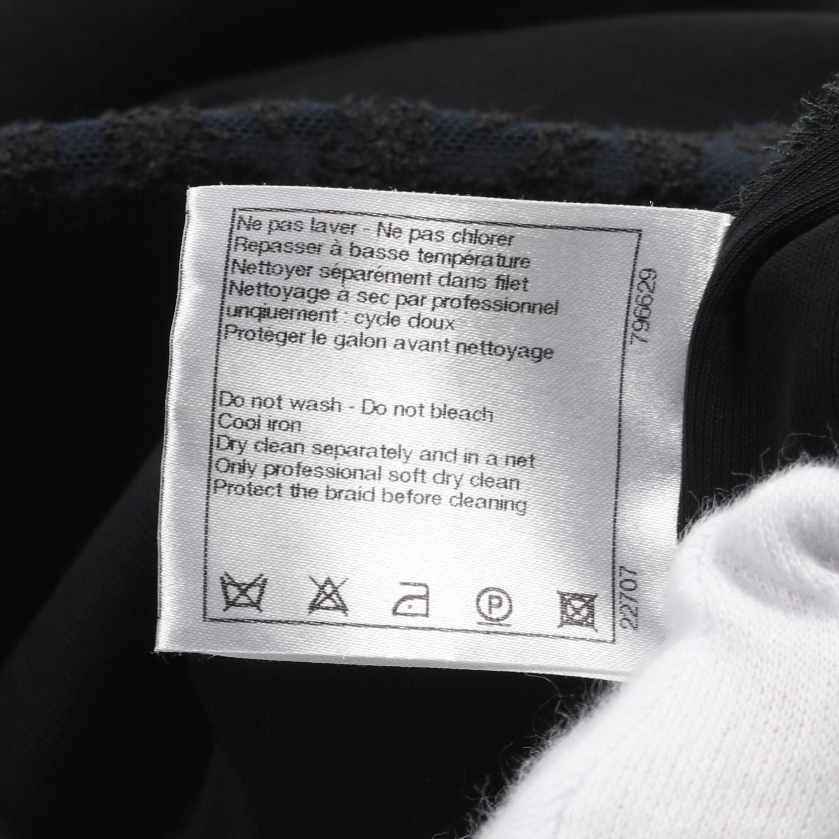 Chanel Black T-shirt Cotton P 41322