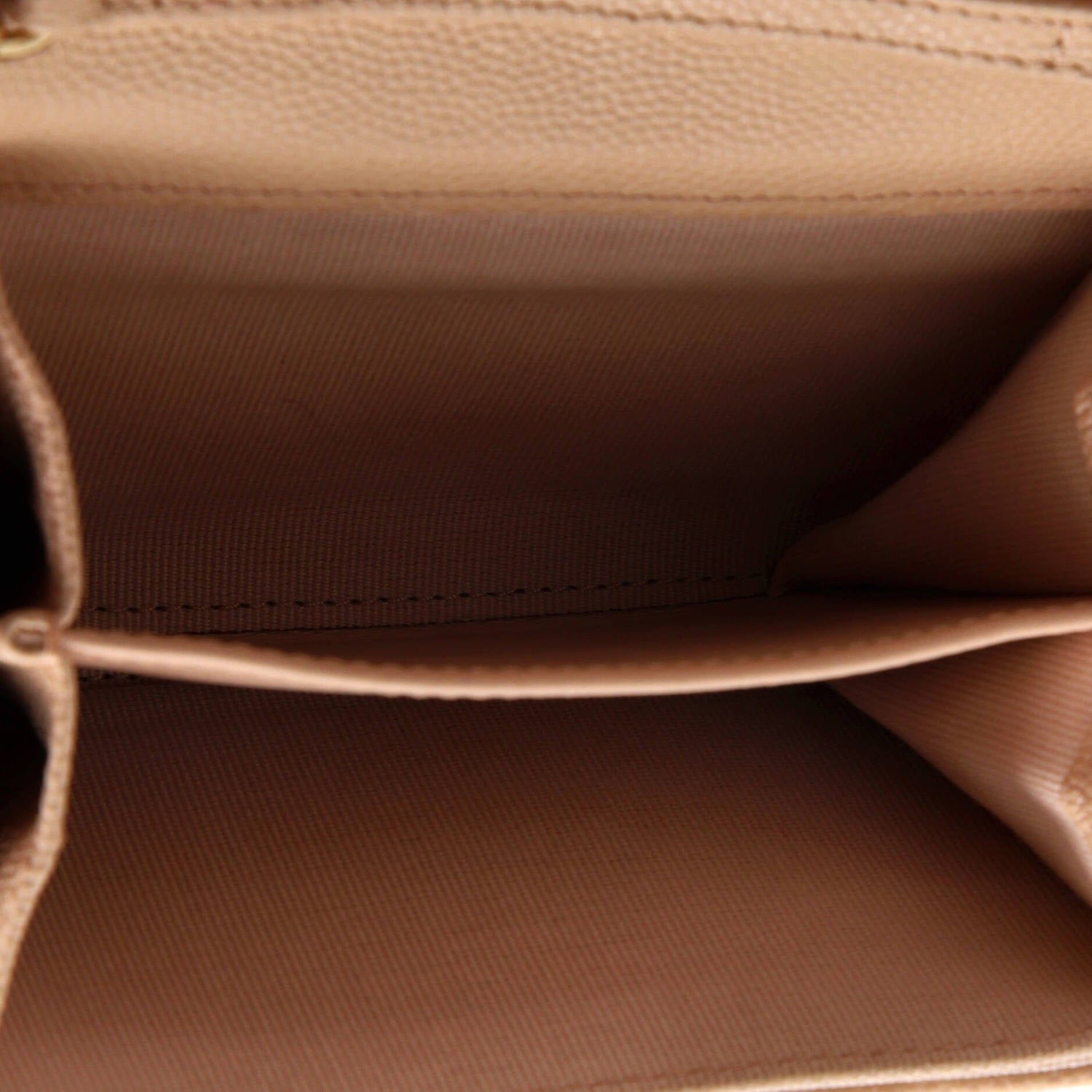 Classic Zip Around Card Holder On Chain Quilted Caviar Mini