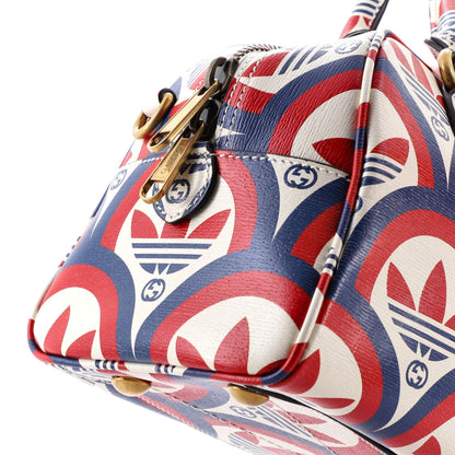 Gucci X Adidas Duffle Bag Printed Leather Mini