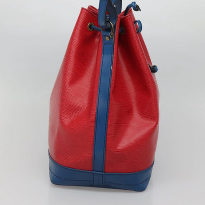 Louis Vuitton Epi Noe Shoulder Bag Bicolor Red Blue M 44084 Lv Auth