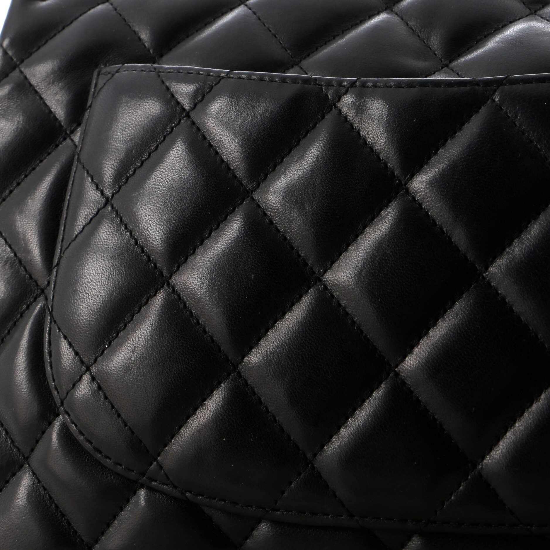 Chanel Classic Single Flap Bag Quilted Lambskin Jumbo