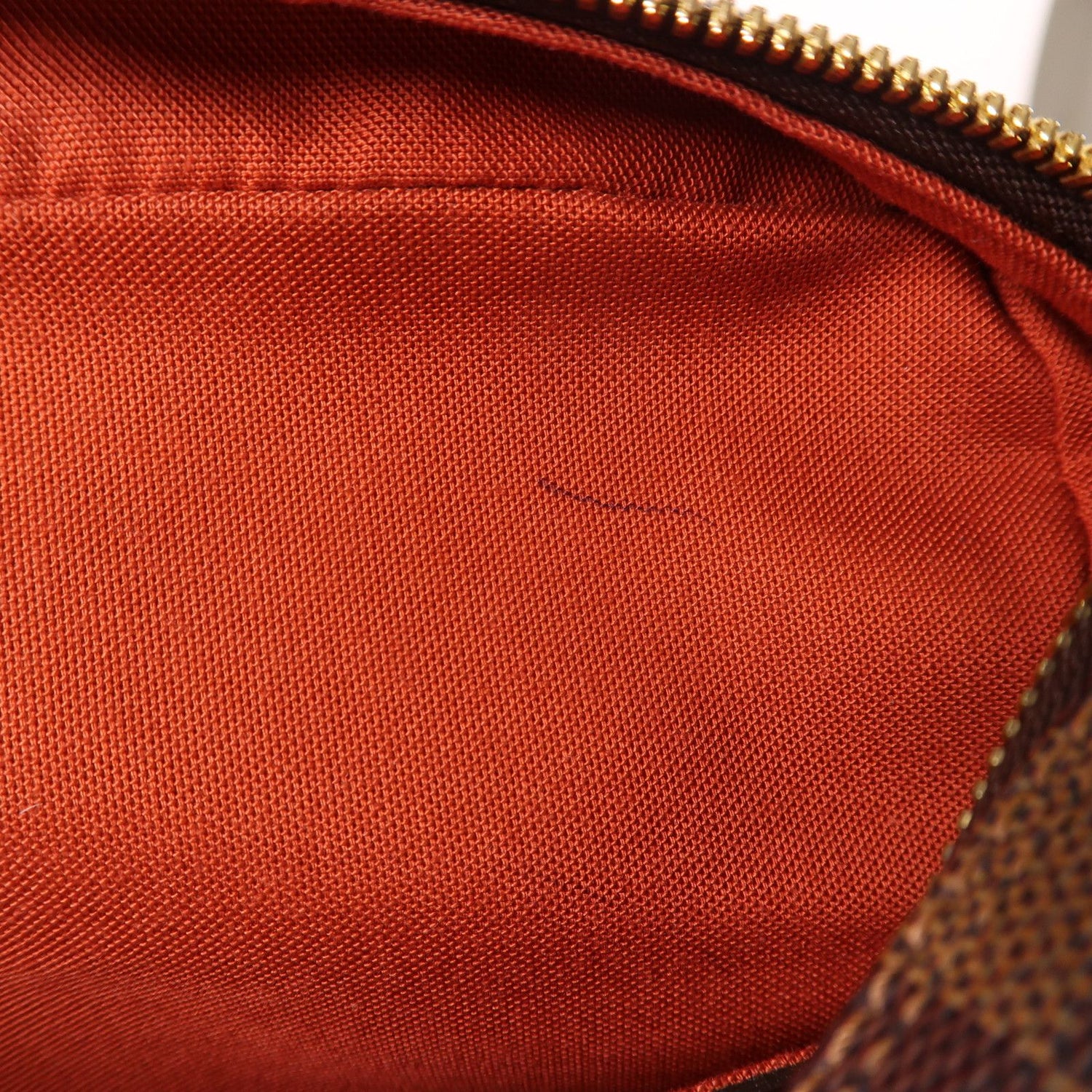 Louis Vuitton Damier Naviglio Gold Shoulder Bag Brown Shoulder Bag N 45255