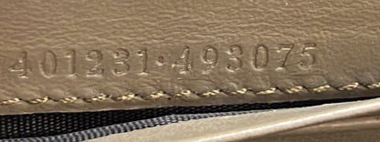 Gucci Dionysus Chain Wallet Gg Coated Canvas Small