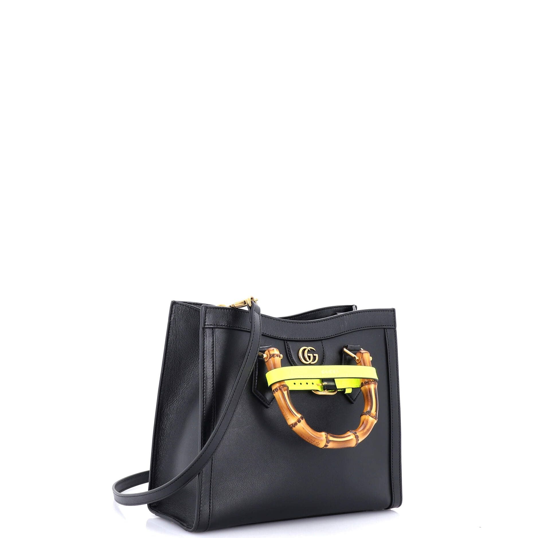 Gucci Diana Nm Bamboo Handle Tote Leather Small