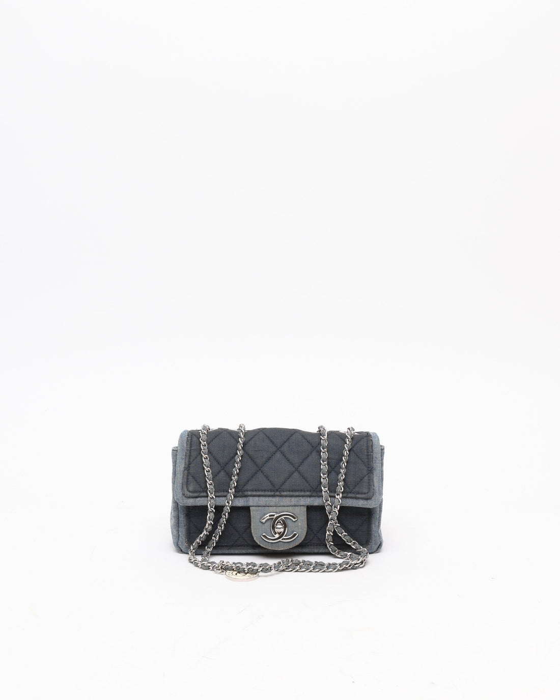Chanel Small Classic Denim Medallion Flap Bag