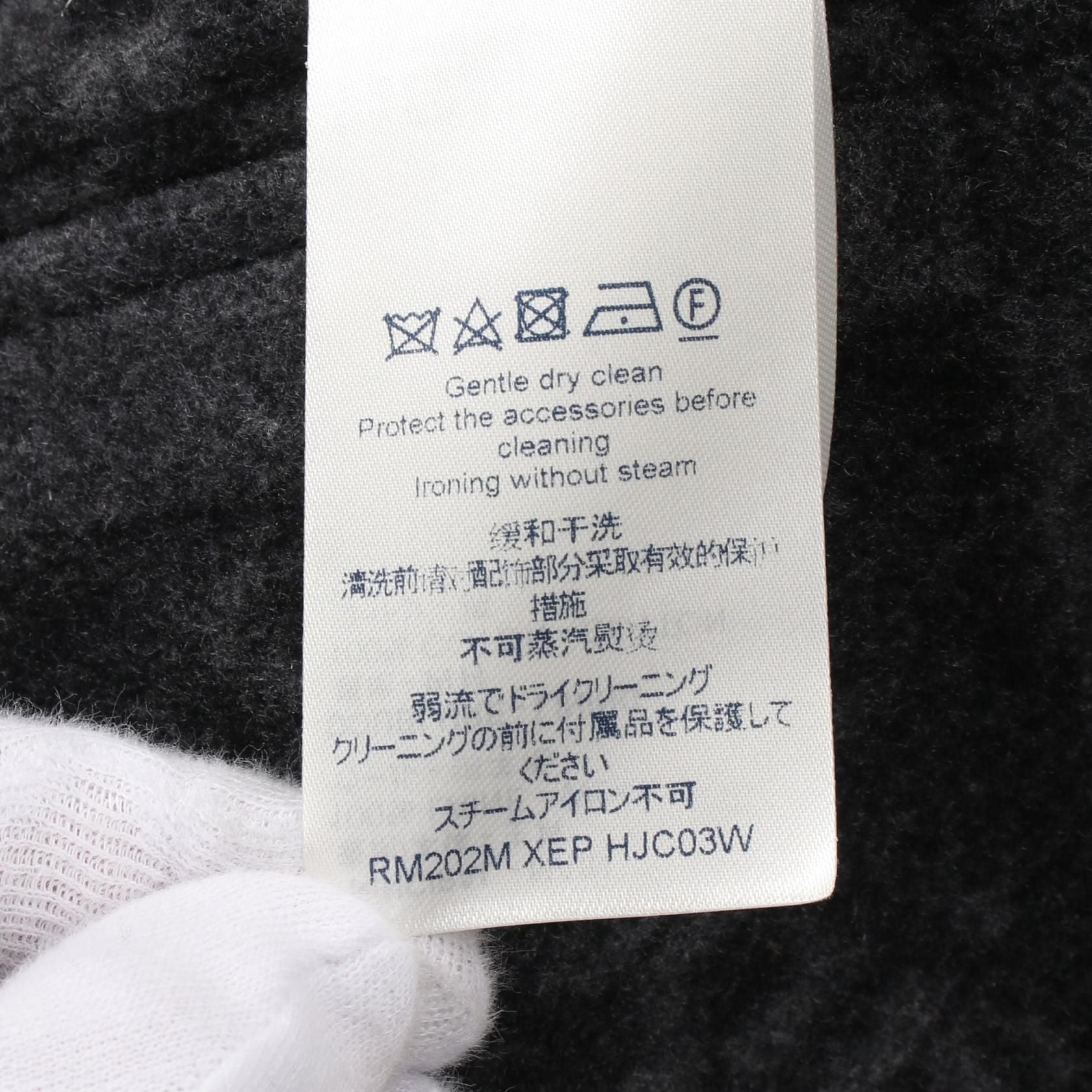 Louis Vuitton _ Nigo Giant Damier Gres Gray Duffel Coat Rm 202m Xep Hjc 03w