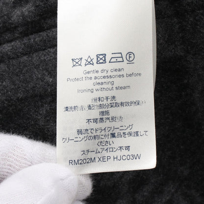 Louis Vuitton _ Nigo Giant Damier Gres Gray Duffel Coat Rm 202m Xep Hjc 03w