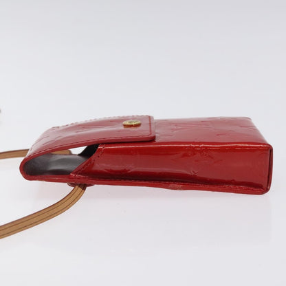 Louis Vuitton Vernis Green Cigarette Case Red M 91155 Lv Auth