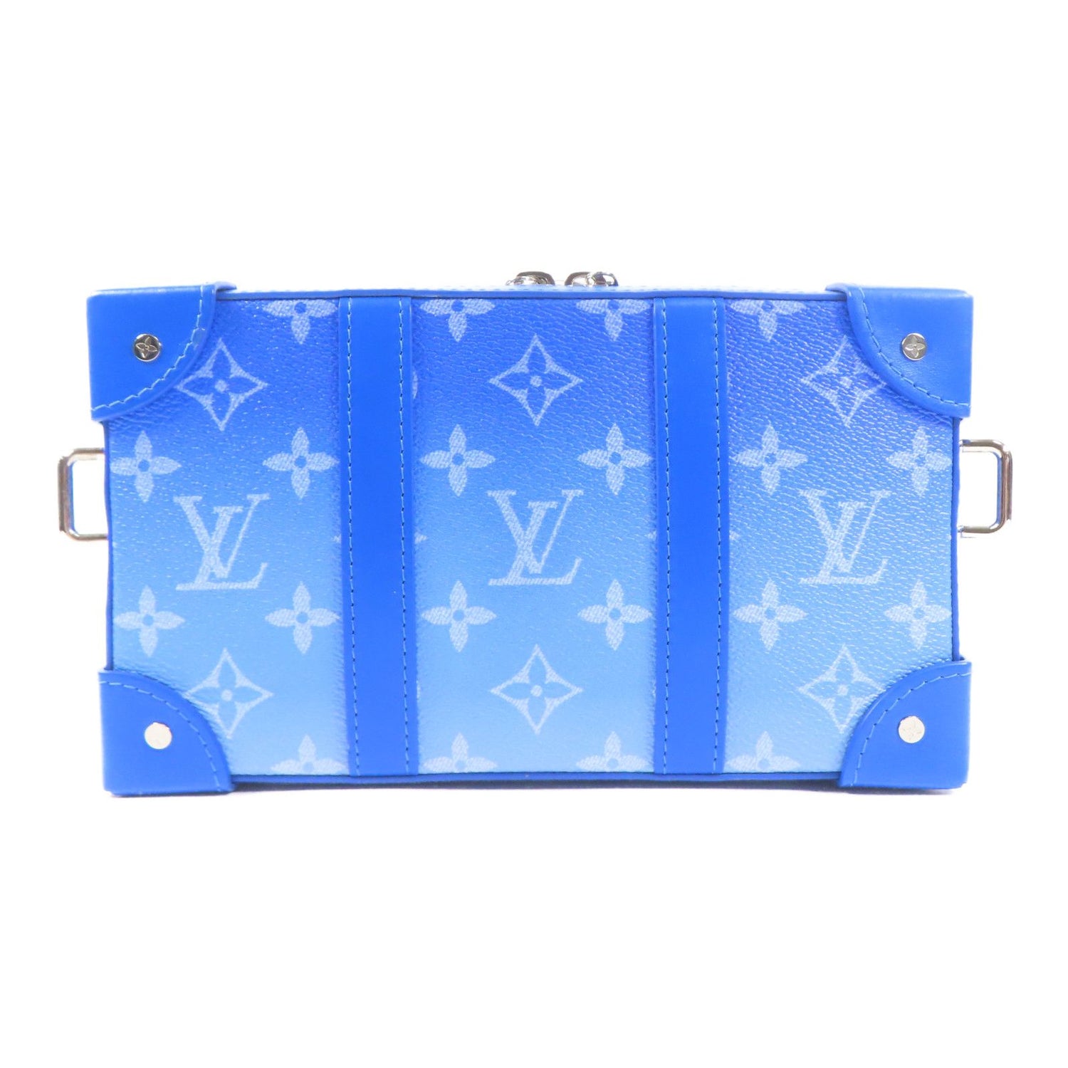 Louis Vuitton Monogram Clouds Soft Trunk Wallet Blue Shoulder Bag M 45432