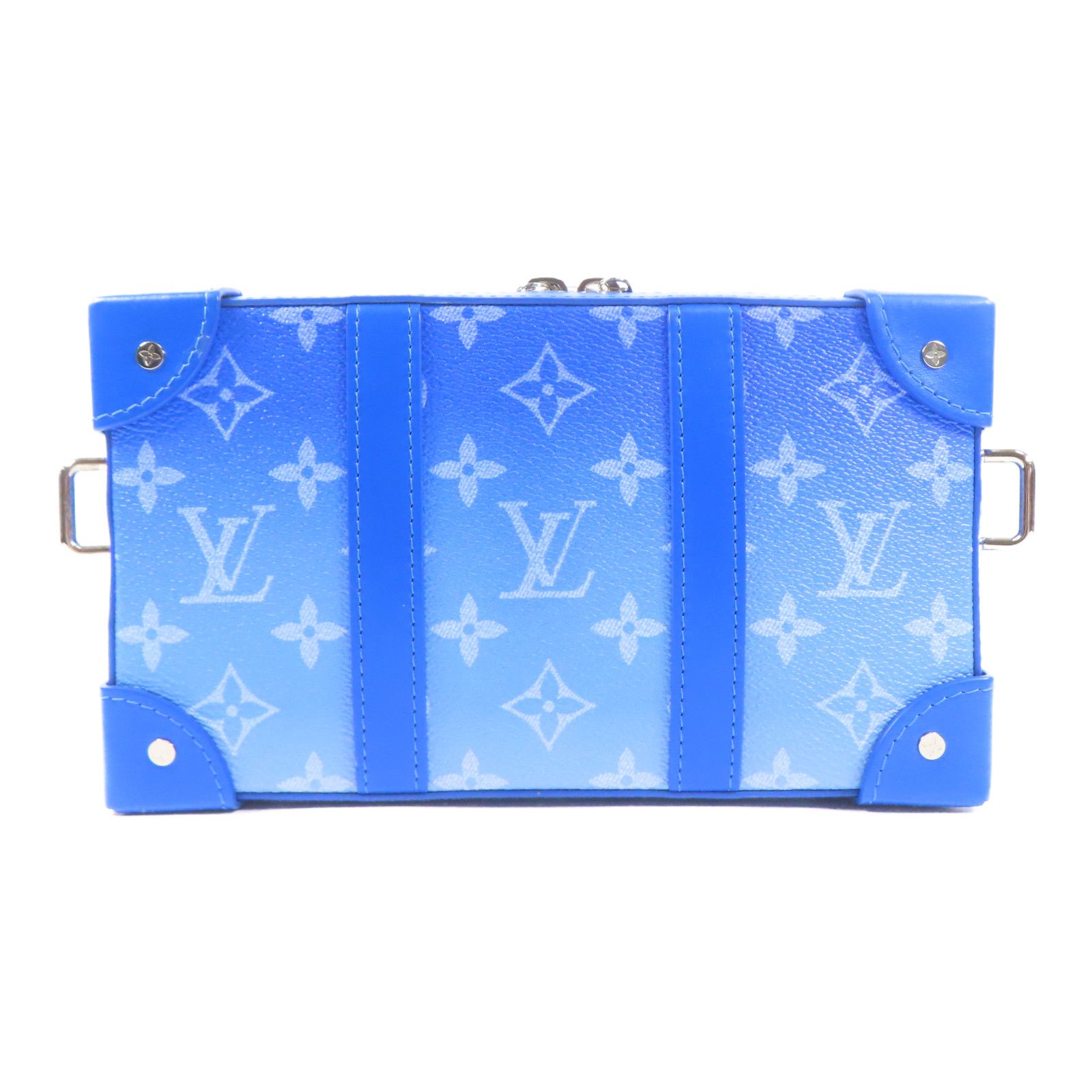 Louis Vuitton Monogram Clouds Soft Trunk Wallet Blue Shoulder Bag M 45432
