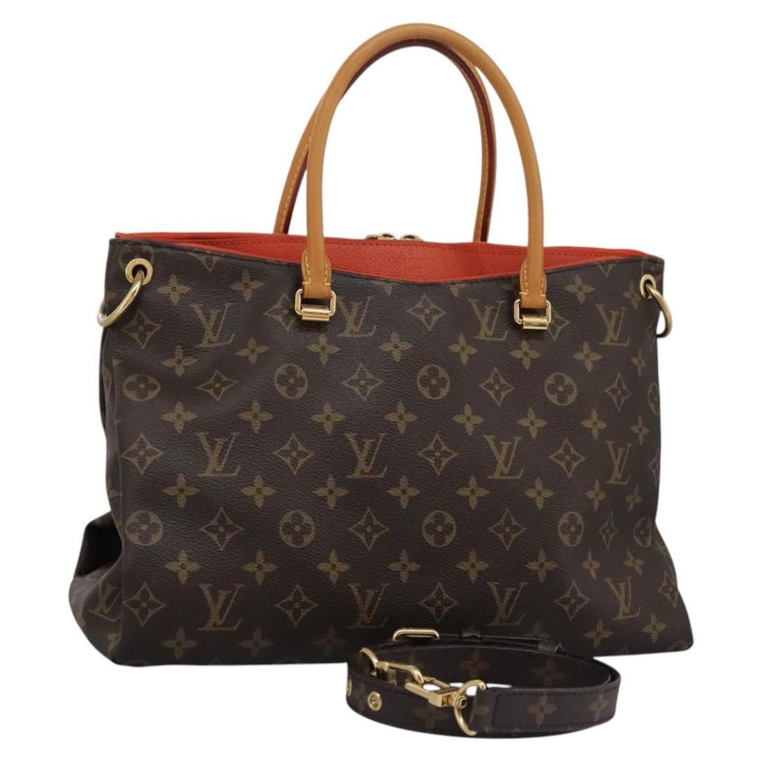 Louis Vuitton Monogram Pallas Hand Bag M 41175 Lv Auth