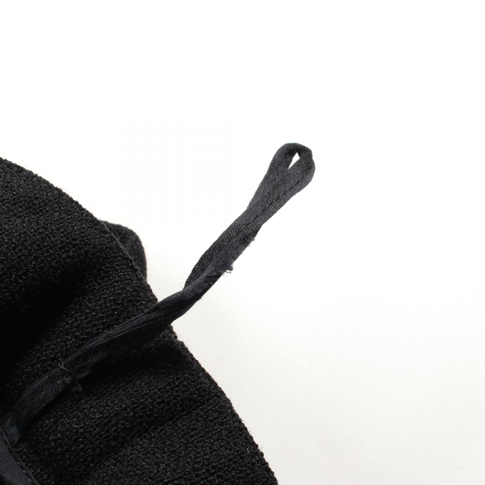 Chanel Black Skirt Wool P 44341v 32650