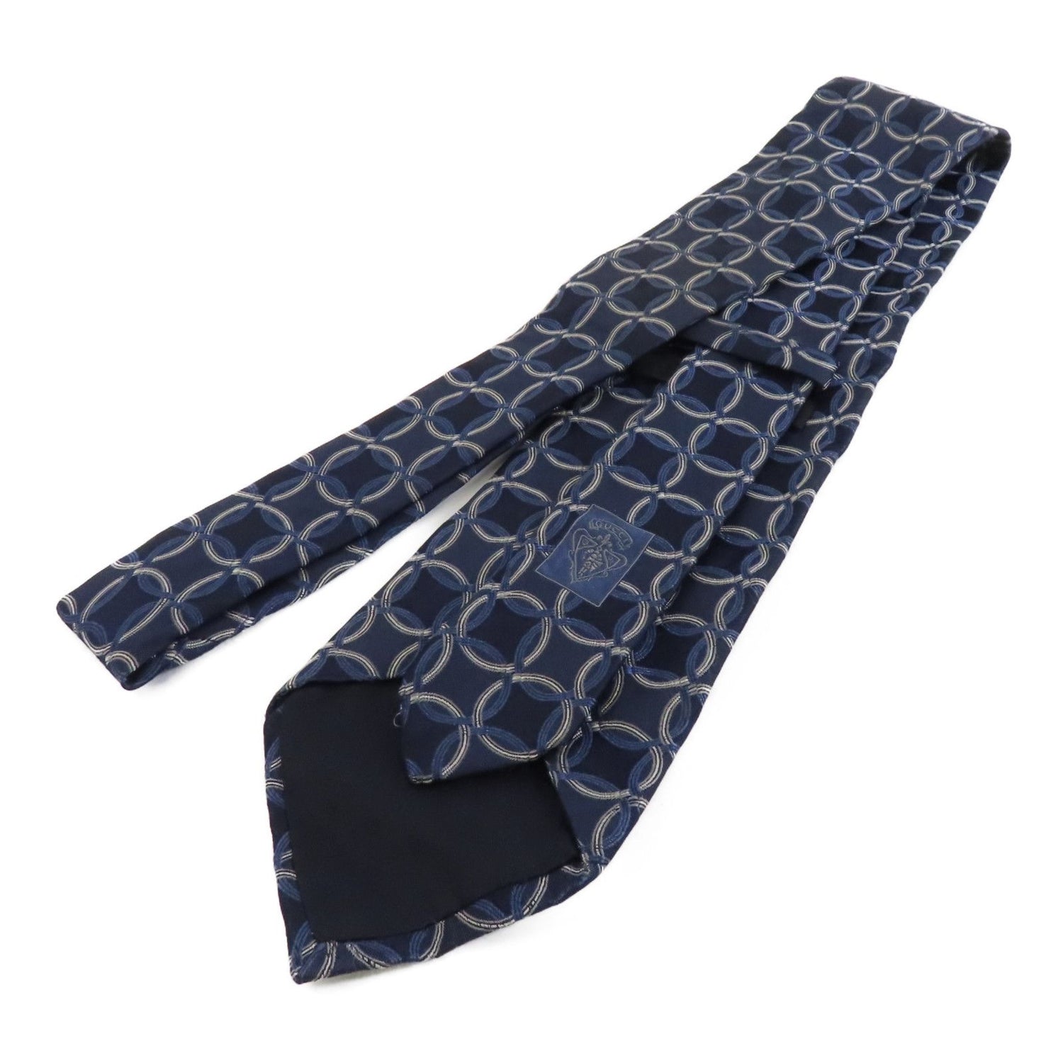 Gucci Silk Tie Territory Indigo Tie Blue Silk