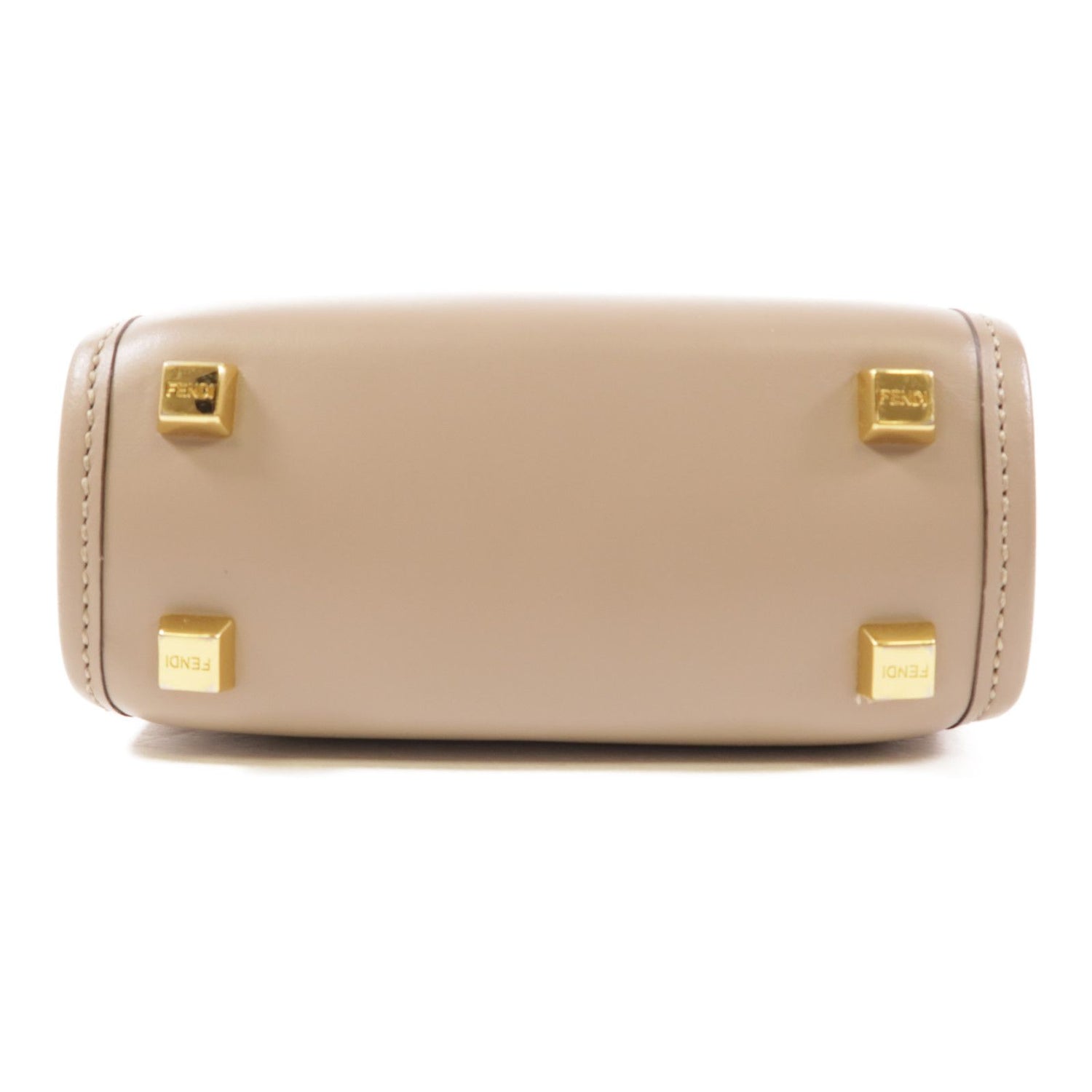 Fendi Cowhide Leather Mini Sunshine Shopper Hand-turned Shoulder Bag 2way Shoulder Bag Gray Grey Calfskin (cowhide) 8
