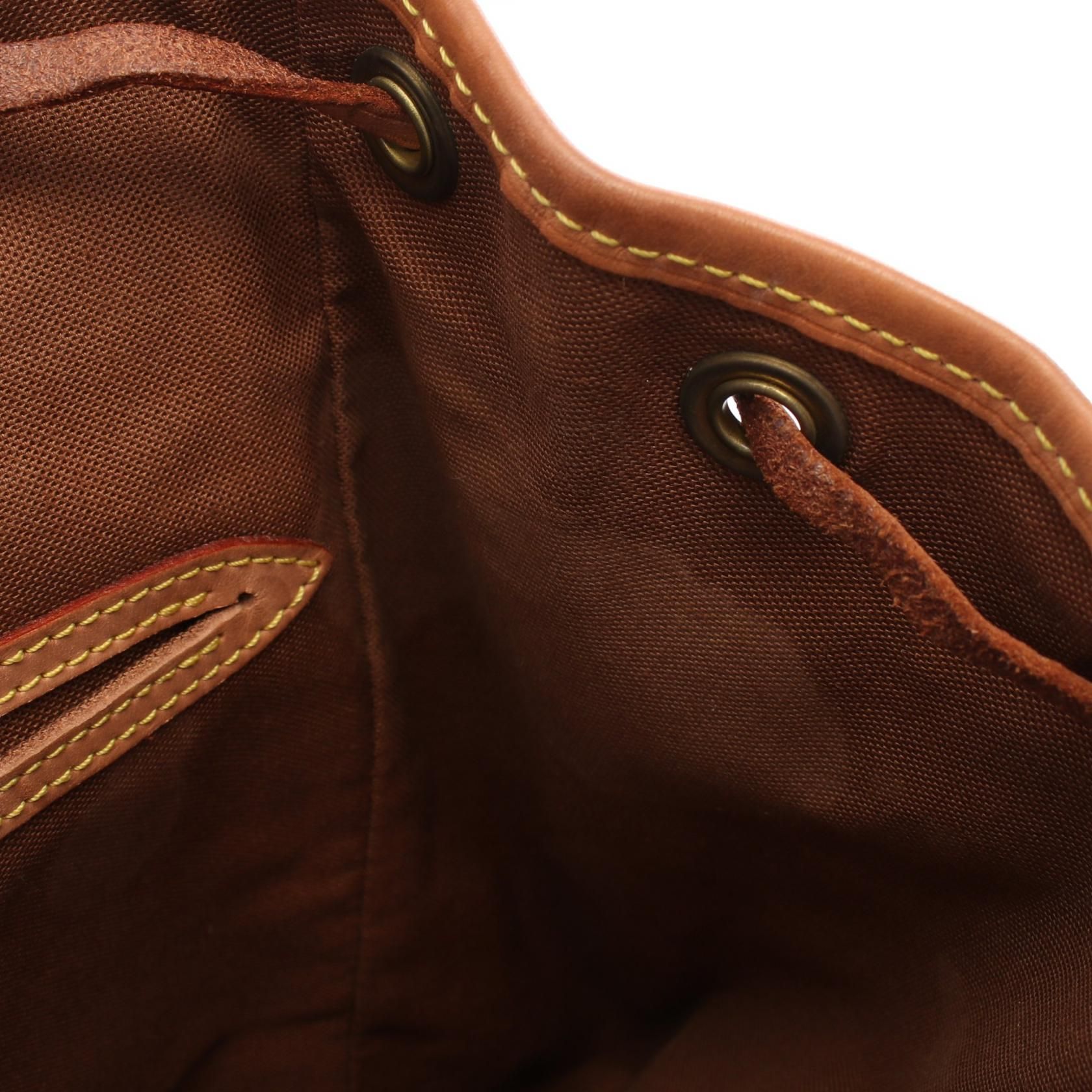 Louis Vuitton Montsouris Mm Backpack Bag M 51136 Monogram Canvas Lv