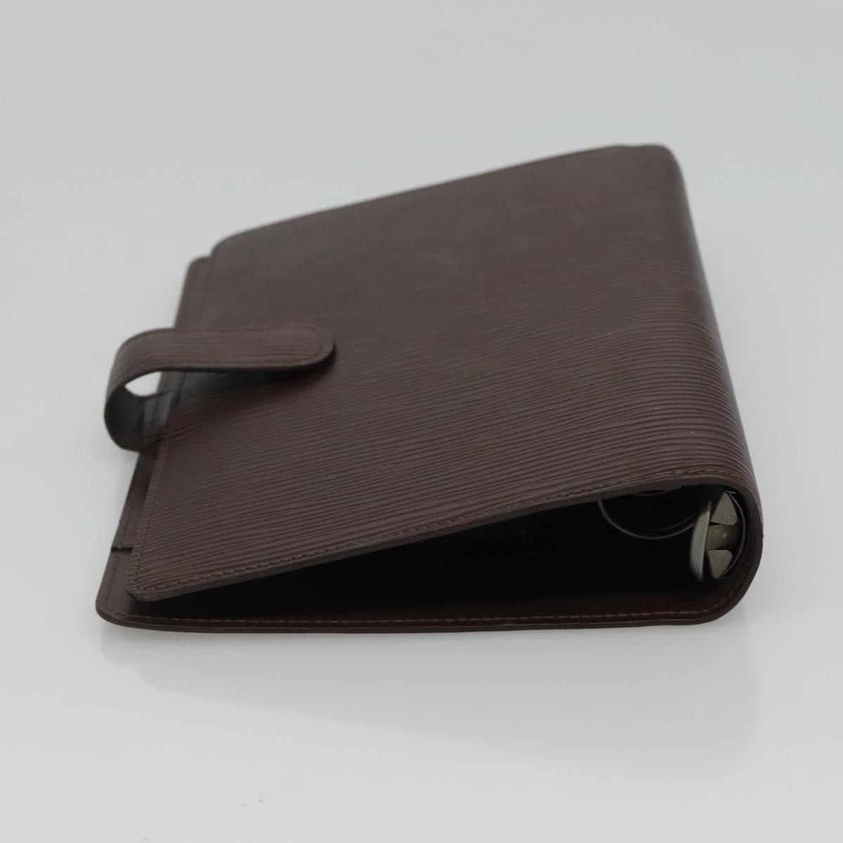 Louis Vuitton Epi Agenda Mm Day Planner Cover Mocha R 2004d Lv Auth