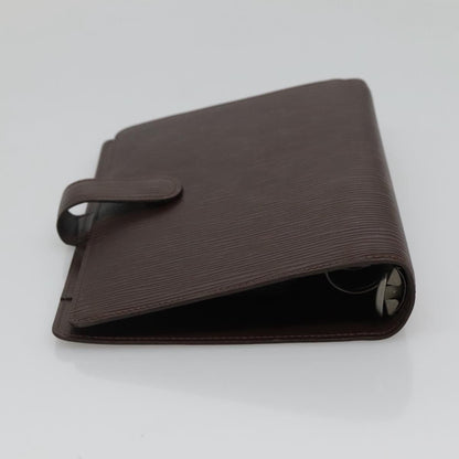 Louis Vuitton Epi Agenda Mm Day Planner Cover Mocha R 2004d Lv Auth