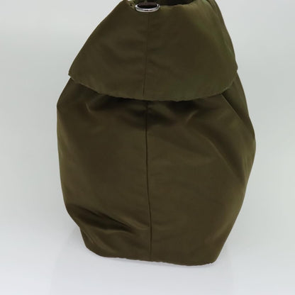 Prada Hand Bag Nylon 2way Khaki Auth