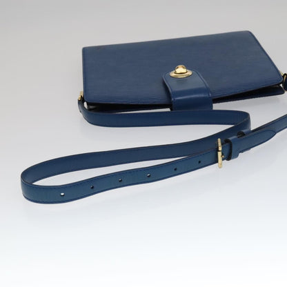 Louis Vuitton Epi Capuchin Shoulder Bag Blue M 52345 Lv Auth