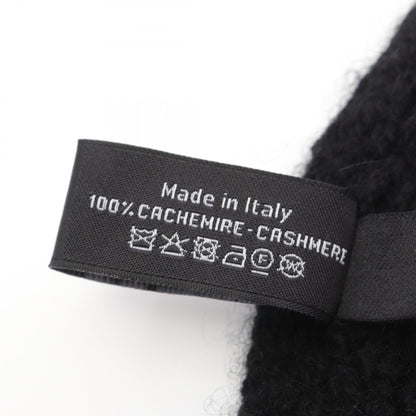 Chanel Black Coco Mark Scarf Other Cashmere