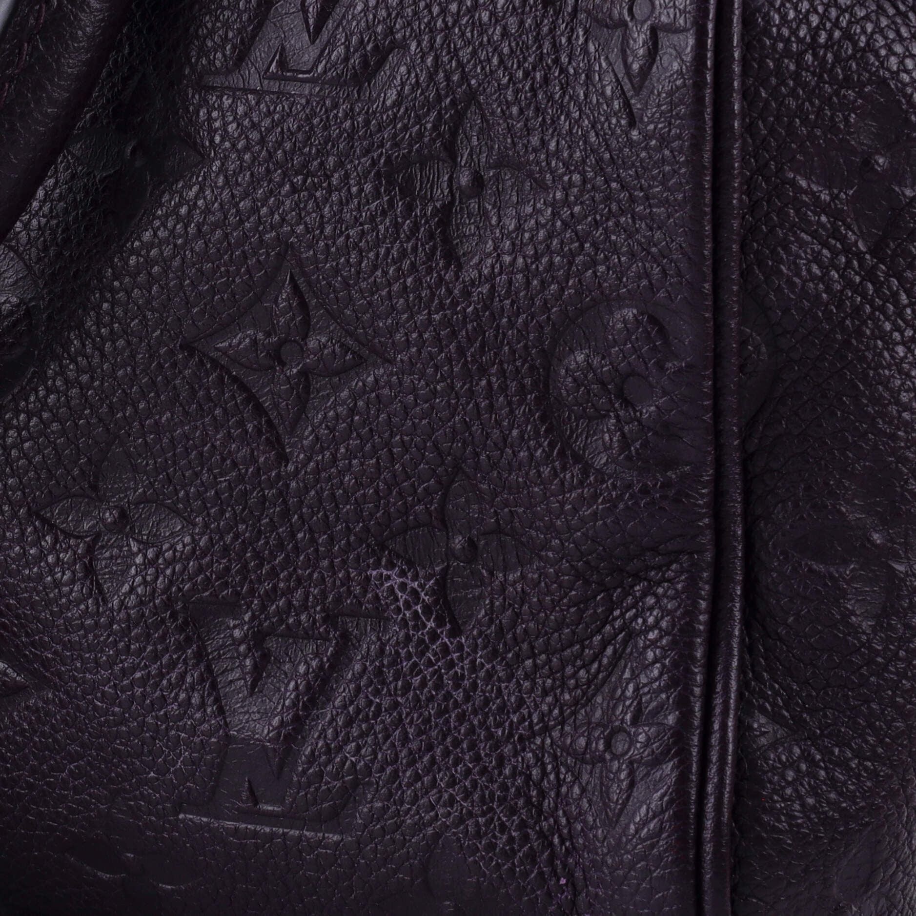 Louis Vuitton Speedy Bandouliere Bag Monogram Empreinte Leather 25