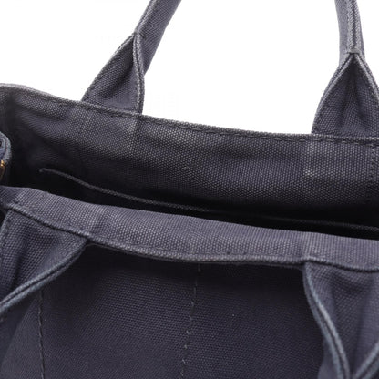 Prada Canapa Canapa Tote Bag Navy Canvas 1bg 439