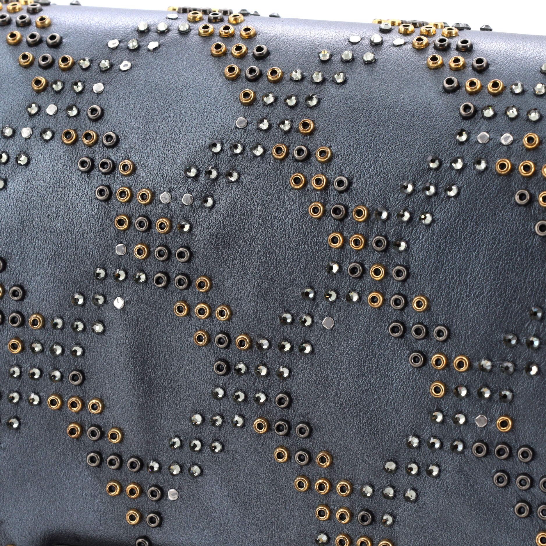 Chanel Boy Flap Bag Studded Leather Old Medium