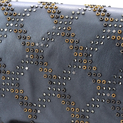 Chanel Boy Flap Bag Studded Leather Old Medium