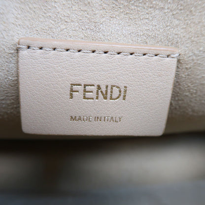 Fendi Vitello Liberty Scalloped Studded Kan I Shoulder Bag