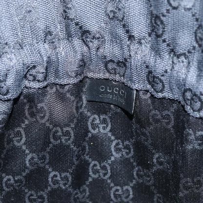 Gucci Gg Canvas Purse Pouch Black 014 1135 Auth